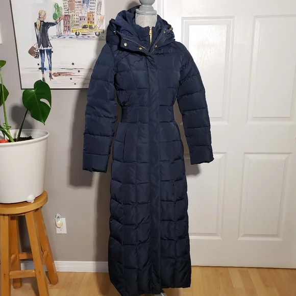 Cole haan signature plus size hooded maxi puffer coat new arrivals